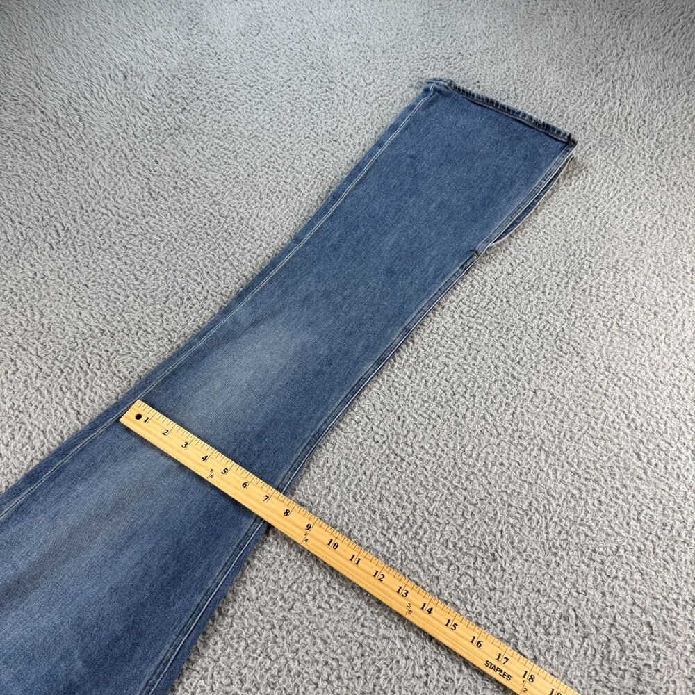 Citizens Of Humanity Georgia High Rise Bootcut Jeans Womens 32 (32x33) Spilt Hem - Picture 13 of 16